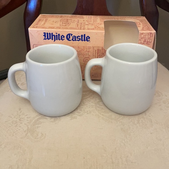 Vintage 1995 White Castle restaurant ware coffee mugs, cups, NIB - Picture 8 of 8